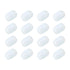 MECCANIXITY Magnetic Stirrer Mixer Stir Bar Rod White 10mm Cylinder Shape PTFE Coating for Laboratory 16Pcs
