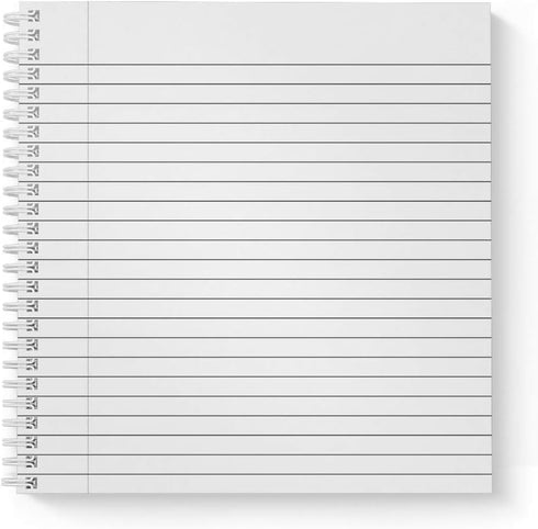 Softcover Greatest Dad 8.5" x 8.5" Men's Spiral Notebook/Journal, 120 Wide Ruled Pages, Durable Gloss Laminated Cover,