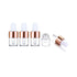 30 Pcs Clear Glass Dropper Bottles - Essential Oil Sample Bottles with Rose Gold Lids (1ml)