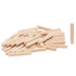 100 Pack 1/4" Wood Dowel Pins Straight Grooved Pins for Furniture, Door, and Art Projects (1/4 in)