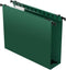 Plastic Hanging File Folder Extra Capacity, 12 Pack Reinforced Hang Folders with Heavy Duty 2 Inch Expansion, Letter