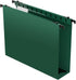 Plastic Hanging File Folder Extra Capacity, 12 Pack Reinforced Hang Folders with Heavy Duty 2 Inch Expansion, Letter