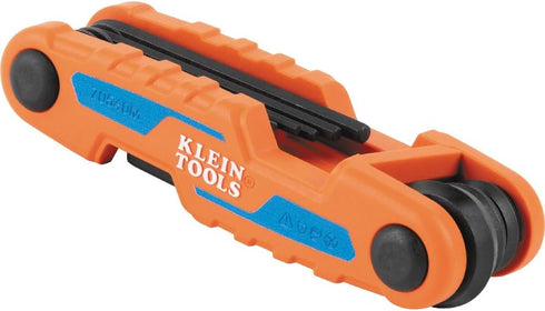 Cmpct Folding Hex Key Set, SAE & Metric