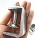 0-25Mm Mini Stainless Steel C Clamps, 4Pcs Heavy Duty Woodworking U Clamp Set for Welding