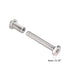 uxcell Male M6x45mm Screw Post for 5/16"(8mm) Hole Dia, Belt Buckle Binding Bolts, Leather Fastener, Carbon Steel (10