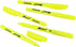 Madisi Bulk Pack Highlighters, Chisel Tip, Fluorescent Yellow, 144-Count