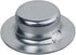 Push on Pushnut Cap Stud Size 5/8, Zinc Mech Finish, 2-Piece