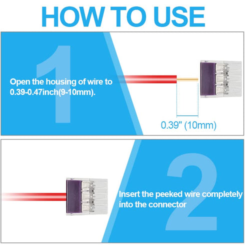 50pcs 6 Port Push-in Electrical Wire Connector, PCT-106 for 18-12 AWG Solid Stranded Wires