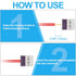 50pcs 6 Port Push-in Electrical Wire Connector, PCT-106 for 18-12 AWG Solid Stranded Wires