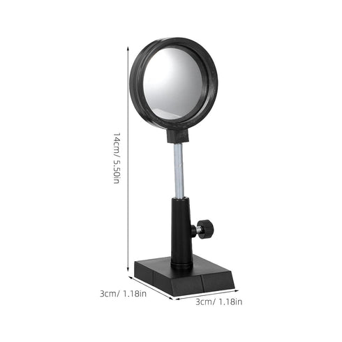 6pcs Set Didiseaon Optical Experiment Kit for Science Classroom Physics Teaching Including Plane Mirror, Convex
