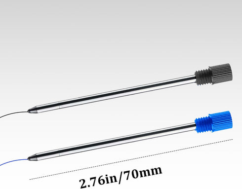 Blue Ink Refills (10 Pcs) Replaceable Pen Refills, 2.75 inch (70 mm) Ballpoint Pens Refills, 1.0mm Medium Tips