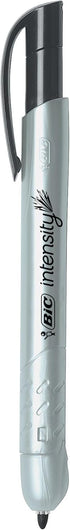 BIC Intensity Retractable Permanent Markers, Fine Bullet Tip, Black, 12-Count Pack