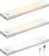 EZVALO 3 Pack 8 Motion Sensor Light Indoor, Wireless Under Cabinet Lighting,