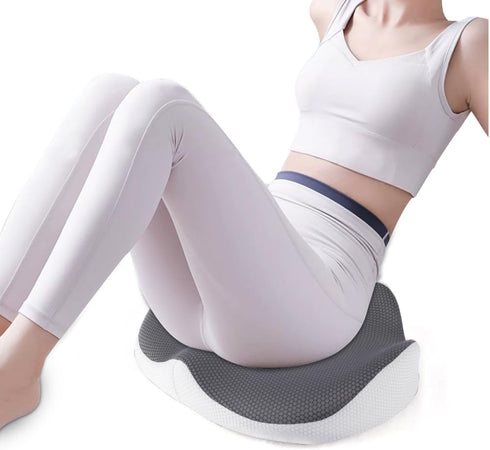 Tailbone Seat Cushion for Office Chair Orthopedic Memory Foam Coccyx Support Pad Sciatica Pain Relief Back Comfort