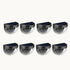 Follateas Outdoor Solar Step Lights for Stairs, Solar Fence Lights Waterproof LED Lighting,