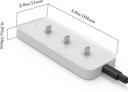 Anmeery Motion Sensor Light Charging Station Multi-Device Charging Station Charging Three LED Lights at The Same Time