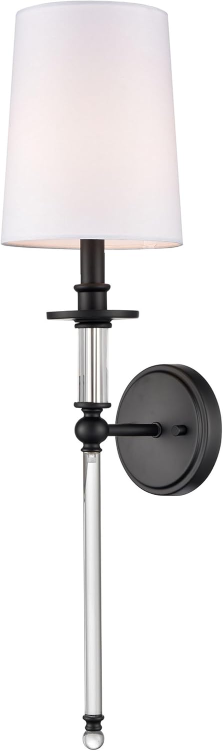 ML 1-Light Lighting Wall Sconce Matte Black