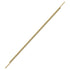 Brass Solid Round Rod Lathe Bar Stock, 1/8 Inch Diameter, 14 Inches Length (2 PCS)