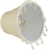 CSO-1047-5BG 3 5 4.5, Royal Designs, Inc. Beaded Hardback Empire Chandelier Shade with Designer Trim, x x Beige