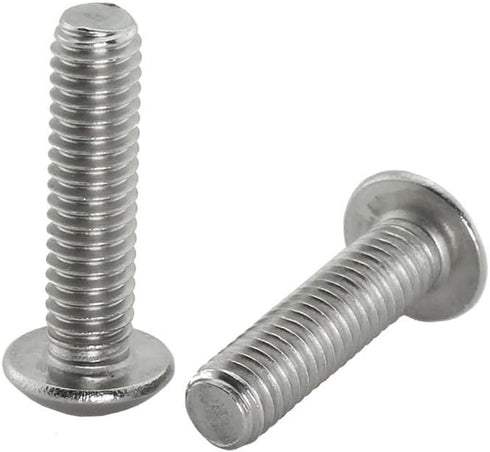 50pcs M4 x 10mm Button Head Socket Cap Screws, 304 Stainless Steel Allen Hex Button Head Screws