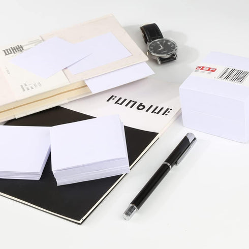 KINGFOM Office School Study Supplies Blank Note Papers, 500 Sheets, 3 inch x 3 inch