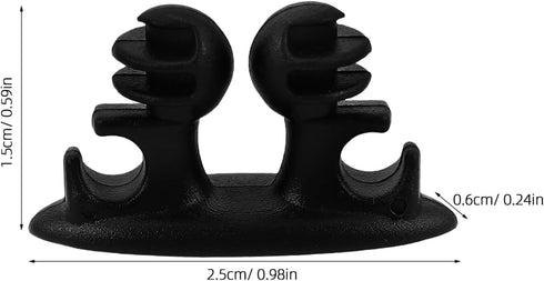 PRETYZOOM 8pcs PVC Wire Clamp Holders for Effective Cable Management