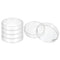 PATIKIL 120mm High Borosilicate Glass Petri Dishes - 5 Pcs Petri Plates with Lids for Lab Science Experiments