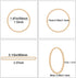 Rubber Bands 500pcs Size #19 Light Brown Elastic Rubber Bands for Office Supplies