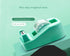Tape Dispenser Desk with 12 Rolls Transparent Cute Small Packing Refills, Invisible Tape for Christmas Gift Wrapping