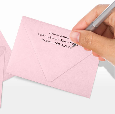 LUXPaper 4Bar A1 Contour Flap Invitation Envelopes, 3 5/8" x 5 1/8", Candy Pink, 80lb Text, 50 Qty