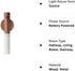 1PC) LANDGOO Wooden Motion Sensor Night Lights Magnet Body Sensor Hallway Night Lights Rechargeable Led Light Portable