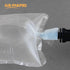 AIR PAKPRO 100 Pack Clear Plastic Inflatable Air Packaging Bags, 3.9×7.9 Air Pillows for Shipping and Packaging