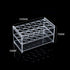 Clear Acrylic Test Tube Rack, 18 Holes Holder for 10ML/15ML Test Tubes, 1 Piece