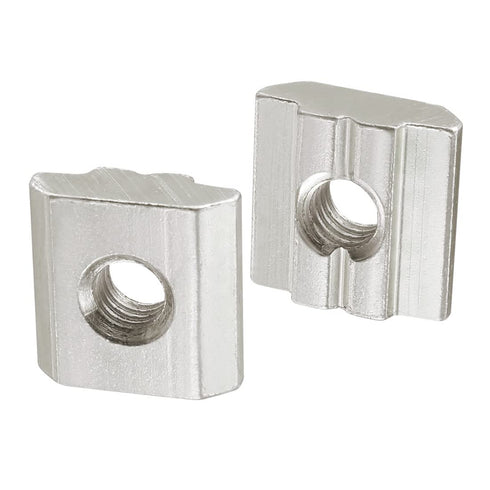uxcell Slide in T-Nut, M6 Threaded for 3030 Series Aluminum Extrusions, Pack of 20