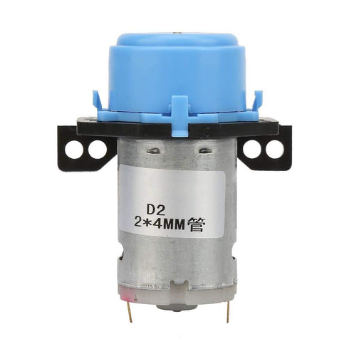 Hilitand DC 6V Peristaltic Liquid Pump, Constant Flow Self Priming Lab Pump 2X4mm (Blue)