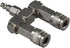 2 Way Air Hose Splitter: 3 in 1 Quick Connect Swivel 360 Air Connector for Pneumatic Tools
