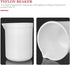Plastic Graduated Beaker Lab Beaker, 250ML Measuring Liquid Container with Handle and Spout