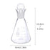 Mipcase 1pc Flask Science Beakers Lab Beakers Narrow Mouth Erlenmeyer Laboratory Graduated Cylinder Lab Equipment Lab Conical Bottle White Outfit Glass Scale Party Supplies Student Use