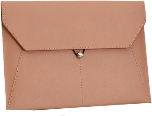 HJLLJJGA Leather Document Holder 1Pcs Fashion Leather File Bag for Document Organizer A4