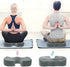 RESTEQ Tailbone 45x36 cm Orthopedic U-Shaped Seat Cushion for & Pressure Relief, Portable Memory Foam Pad, Non-Slip
