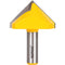 YONICO V Groove Router Bit 1-Inch Height x 90 Degree 1/2-Inch Shank