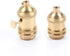 EFINEHOME 2 Pack E26/ E27 Lamp or Fixture Replacement, Solid Brass Industrial Light Socket Vintage Edison Pendant Lamp