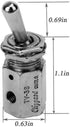 TV-3S Electric Solenoid Air Valve: Knob Toggle Value Switch, Pneumatic Mechanical 2 Position 3 Way