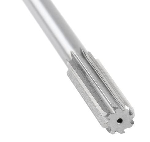 Accusize Industrial Tools 15.0 mm H.S.S. M2 Straight Shank Reamers, Right Hand, 8'' Oal, 6 Flute