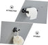 Set Stainless Steel Bathroom Towel Rack Wall-Mounted Towel Holder Elegant Black Durable and Modern Design for Efficient