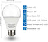 FAGUANGAO 9W A19 UV Blacklight Bulb, 75W Equivalent, E26 Medium Base, 120V UVA 390-400nm, 4 Pack for Parties