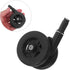 4Pcs Homoyoyo Baby Walker Wheels Stroller Wheels Replacement Stroller Caster Black PP Material Swivel Stem Quiet