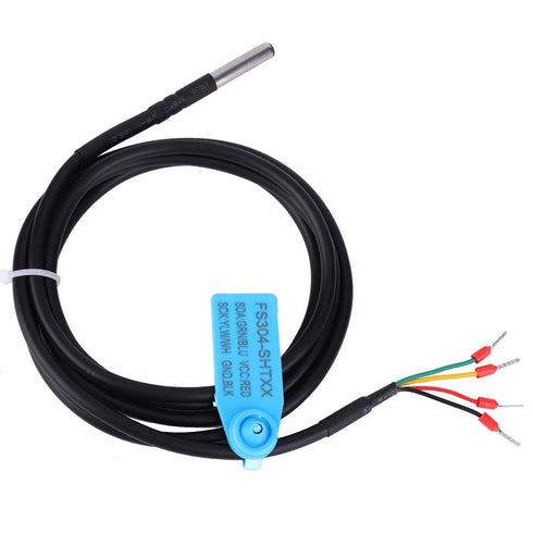 Jadeshay SHT20 Digital Soil Temperature Humidity Sensor Probe, Waterproof, High Precision for HVAC, Greenhouses,