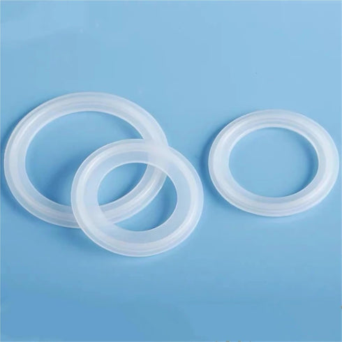 WITPKKL 5Pcs 19mm-273mm Product(57mm 77.5mm) Fit Pipe O/D Sanitary Tri Clamp Ferrule Silicone Sealing Strip Gasket Ring