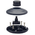 3A 120VAC/2A 250VAC, XH-317 (2-Pack) (2-Pack)) Floor Foot Switch Inline Pedal Lamp Switch, Black, Push Button On/Off
